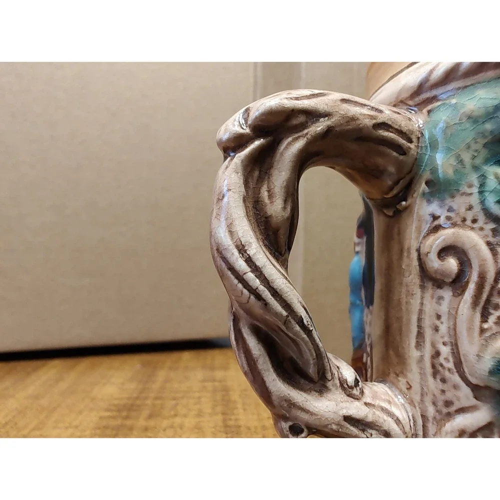 Handmade Bay Rum Scented Candle 6 oz Vintage Ceramic Mini Beer Stein Mug D27
